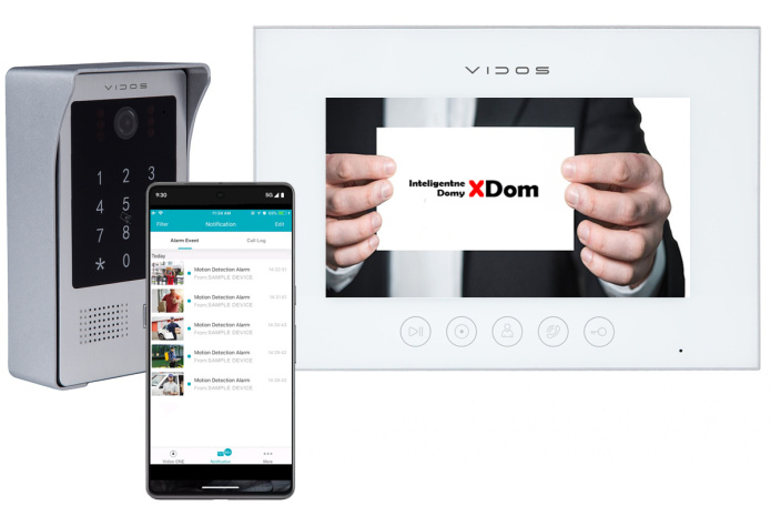 Wideodomofon WiFi z czytnikiem RFID i szyfratorem Vidos S20DA M11WX